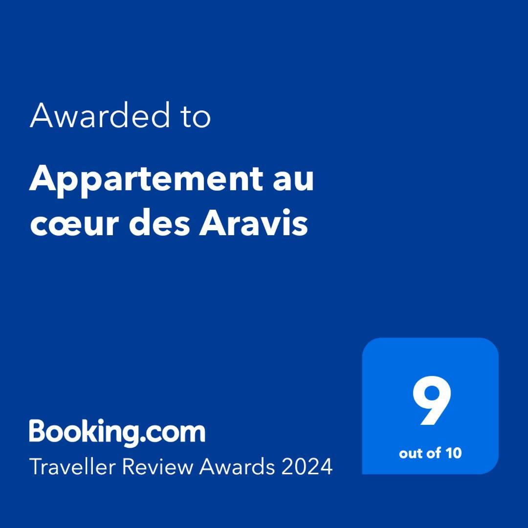 Appartement Au Coeur Des Aravis Manigod Exterior foto